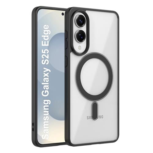Image of Zapcase Back Case Cover for Samsung Galaxy S25 Edge | Compatible for Samsung Galaxy S25 Edge Back Cover | Scratch-Resistant | Black
