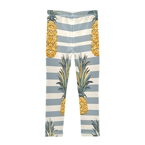 Bolaz Toddler Girls Leggings Printed Yoga Pants Leggings Fresh Pineapple for Kids2