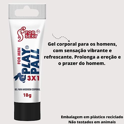 Gel para Massagem Play Pall 18g