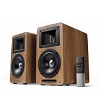 Airpulse A80 by Edifier Diffusori Da Scaffale Attivi Hi-Res, 100W RMS, Noce