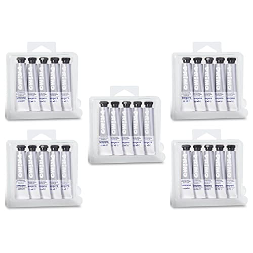 Tubes Peinture Gouache Argent 910 PRIMO 12ml pour loisirs créatifs