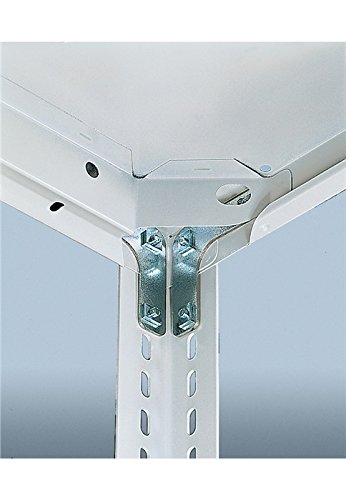 Fachbodenregal Schraub,Grundf.,2500x1000x600mm,FL 230kg,grau