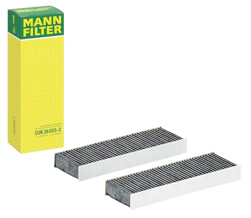 MANN-FILTER, CUK 26 025-2 Filtro abitacolo, Carbone attivo
