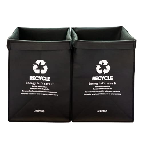 Recopilación de Cubos de reciclaje para el hogar los 5 mejores. 49 Jesintop Contenedores de reciclaje para cocina, bolsas de basura de reciclaje de gran capacidad para cocina, hogar, cubos organizadores, cestas de clasificación de basura, serie...