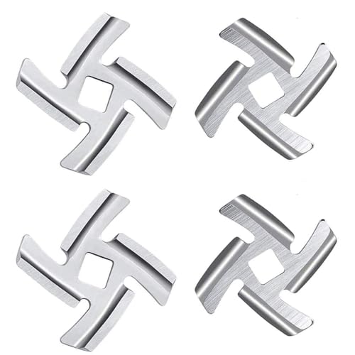 4 Pack Meat Grinder Blades Meat Grinder Stainless Steel Food
