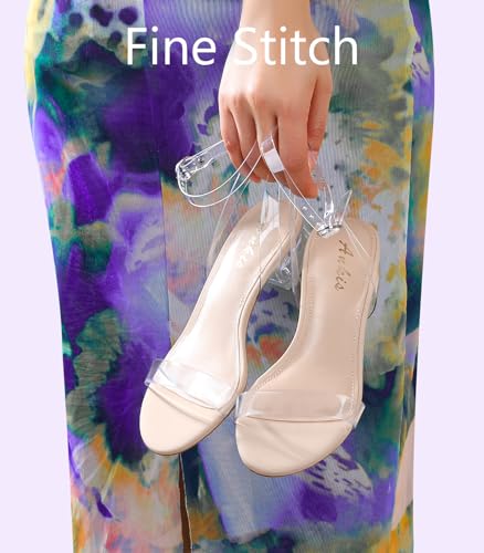 Image of Ankis Women Nude White Gold Black Sandals Open Toe 1 Inch Low Block Heel
