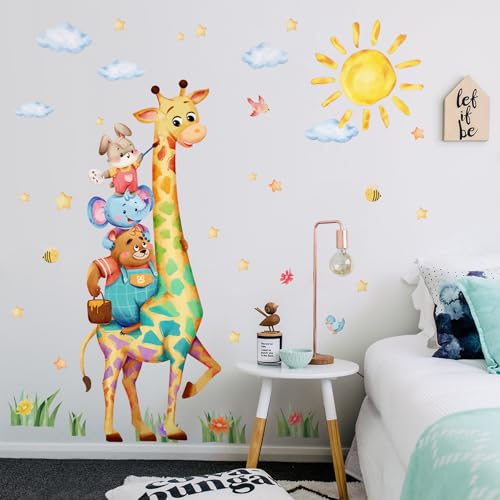 Vinilos decorativos de pared animales en planchas 2 unidades miniatura 4