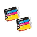 Remplir vos besoins : nos cartouches d'encre 364XL peuvent être utilisées en toute sécurité avec des imprimantes domestiques ou de bureau compatibles. Rend le texte et la photo clair et lisse