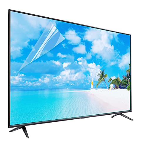 Anti-reflectie TV-schermbeschermer voor 43 50 55 65 inch, binnen- en buiten anti-UV TV anti-reflectiescherm matglasfolie anti-blauw licht