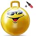WALIKI Hopper Ball for Kids 7-9 | Hippity Hop | Jumping Hopping Ball | Sit & Bounce | Yellow 20"