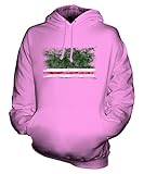  Candymix République Tchétchène D\'Itchkérie Drapeau Délavé Unisexe Sweat Pull à Capuche Homme Femme, Taille Large, Couleur Rose