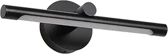 JUSHENG Black Picture Light Hardwired 16.54'' Inch, Modern Picture Lights for Paintings LED Wall Art Light Gallery Display Light Artwork Lighting 9W 3000K Warm White