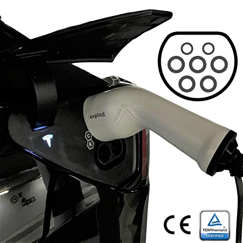 evplug câble de recharge pour voitures électriques ev (type 2 type 2 | 3m, 22kw | 32a)
