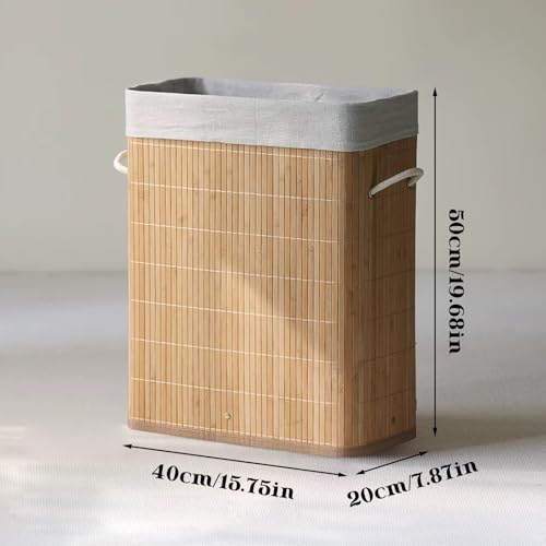 Panier en bambou de qualité supérieure et bac de rangement déco