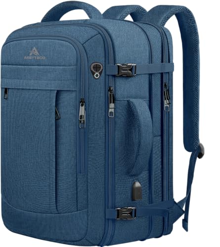 60L Expandable Water-Resistant Travel Backpack