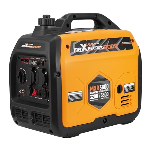 maXpeedingrods 3500W Groupe Electrogene Silencieux Inverter Essence 4 Temps...