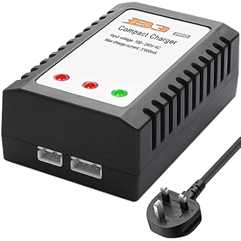 Eatpitaya B3 Lipo Battery Charger 2-3S Batteries Pack (7.4V,11.1V), RC Battery Balance Fast Charger (100-240V) for RC Quadcopter RC Drone Car Boat Cover