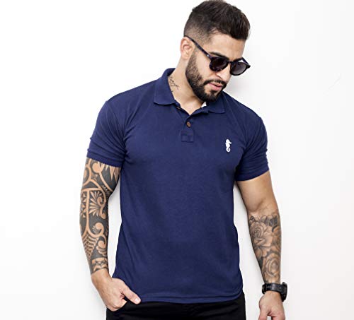 Kit 03 Camisas Gola Polo Marine (P, Kit 01)