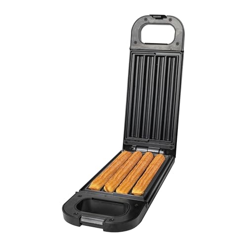 Treat Factory Home Churro Maker Non Stick Four Slot UK Plug Thermostatic Control