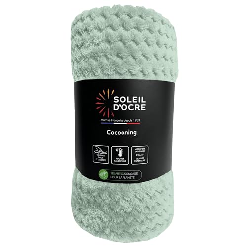 Soleil d ocre Cocooning Manta de 180 x