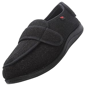 Diabetische Schoenen Voor Gezwollen Platvoeten Oedeem,Voetbeschermingsschoenen,Elastische Klittenband Sneakers,Wasbare…