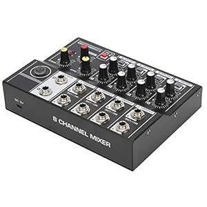 Roestbestendige geluidsmixer, betrouwbare 8-kanaals mixer, voor computers Laptop Notebookcomputers Automuziek