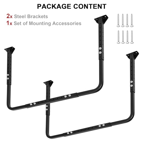 Colinktool GARAGE OVERHEAD STORAGE BRACKET Adjustable Garage Ceiling Storage Racks thumb #1