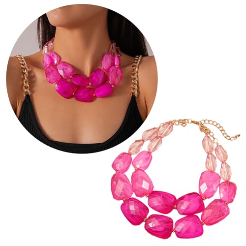 Cadena de clavícula irregular que no pesa: joyería bohemia ajustable antianudamientos 2
