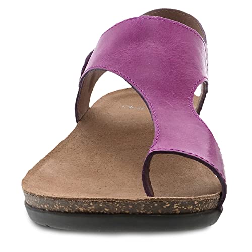 Image of Dansko Reece Sandal for Women - Memory Foam and Cork Footbed for Comfort and Arch Support - Lightweight Rubber Outsole for Long-Lasting Wear with Hook & Loop Strap