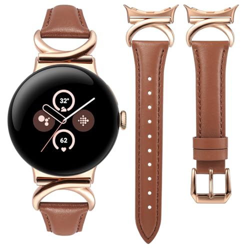 [Wearlizer] Google Pixel Watch 4 �o���h 41mm (2025)/3 41mm (2024)/2/1�Ή� ���U�[ C�o�b�N�� �s�N�Z���E�H�b�`4 �o���h �v ���f�B�[�X ���� ������� �_�炩�� �����x���g-�u���E���{���[