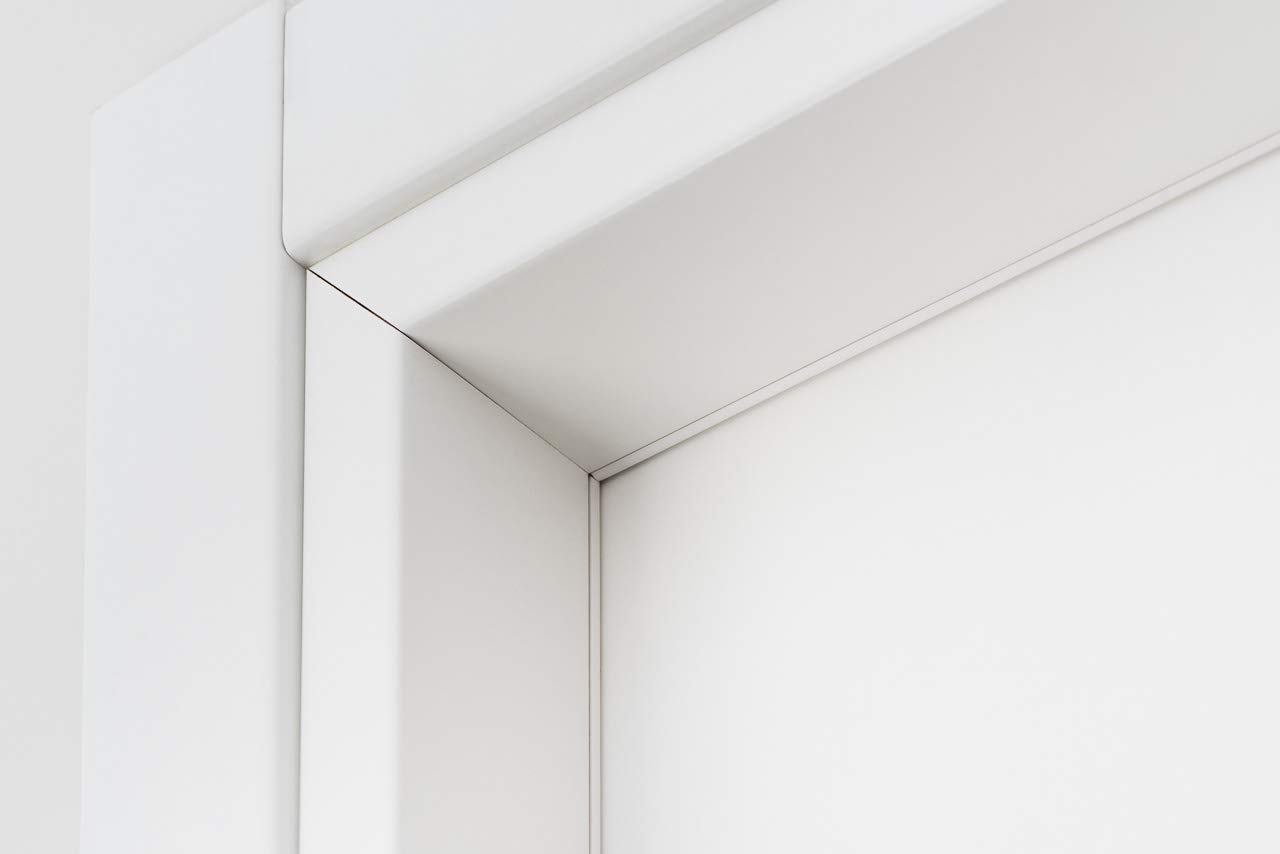 Kimono Porta Interna a Battente Ecodoor 2.0, Laminato Bianco, Sinistra (210x60)
