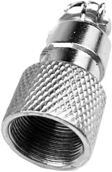 10 Pcs GX12 2/3/4/5/6/7 Pin Male + Female Circular Aviation Socket Plug Wire Panel Connector Fixed Rear Nut(Size:2P Female)