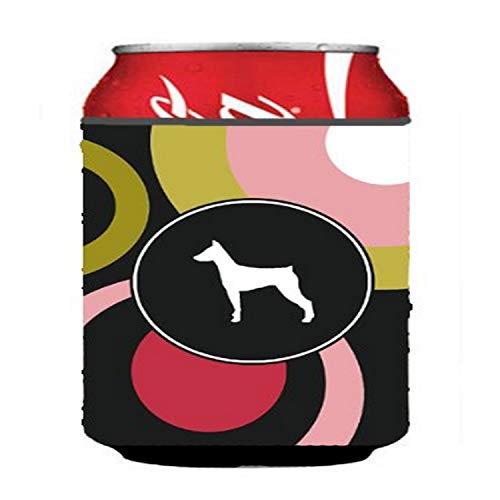 Caroline's Treasures KJ1078CC Can or Bottle Hugger Cooler Washable Drink Sleeve Collapsible Beverage Insulated Holder, Can Hugger, Multicolor