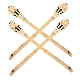Photo Gallery hemobllo 4 pezzi fiaccole da giardino in bambù naturale da torce resistenti al vento per decorazioni esterne e feste all aperto facili da installare per camping e paesaggi Photo Gallery hemobllo 4 pezzi fiaccole da giardino in bambù naturale da torce resistenti al vento per decorazioni esterne e feste all aperto facili da installare per camping e paesaggi