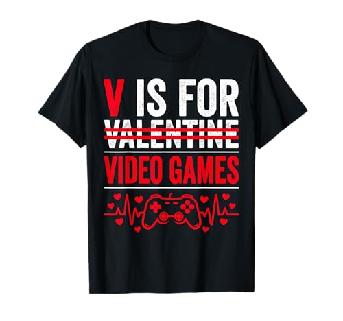 Casual gamer Valentine tee image