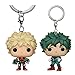 Vinilo Pop - Llavero De Bolsillo My Hero Academia Deku Katsuki Bakugo Figura De Acción De Vinilo Juguetes Modelo Muñecas Juguetes 2 Piezas