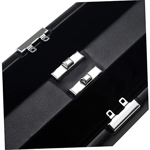 Whamvox Box Oboe Reed Case Tote Bag Accessories Black Organizer Bins Black Container Oboe Case Sax Case Saxophone Case 2 Layers Oboe Container Reed Container Oboe Reed Leather Case Stick #TOP6