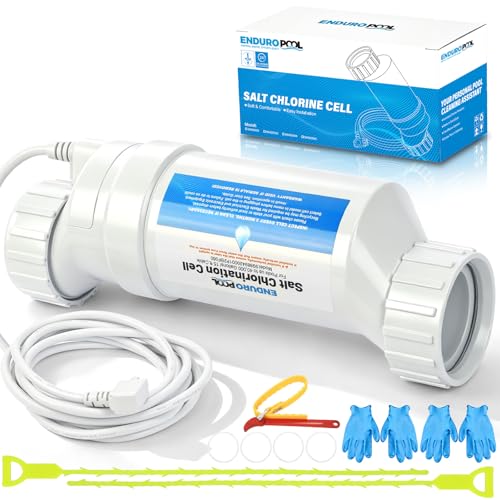Salt Cell Replacement Fit for Hayward T-C-15 High-Efficiency Stable Chlorine Output Premium Titanium Core Fits AquaRite/AquaTrol/ProLogic/AQ-Logic (Firmware1.50+) Up to 40K Gallon Pool