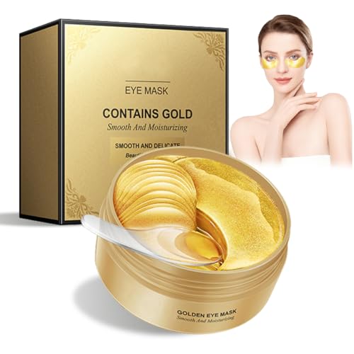 Anti-Aging Augenpads Mit Meereskollagen & Hyaluron – Gegen Tränensäcke, Augenringe, Falten, 6 Paare