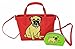 Marc Tetro Pug Mini Cosmetic Bag