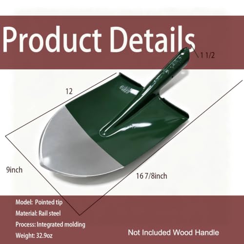 Heavy Duty Digging Shovel for Garden - Digging Spading Fork by Paiaojia - Used condition - Image 2