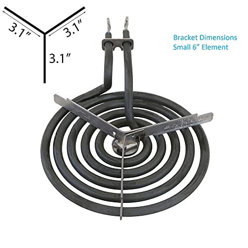 Kitchen Basics 101 Wb30M1 Wb30M2 Replacement Range Stove Top Surface Element Burner Kit For Ge And Hotpoint, 4 Pack Includes 2 Wb30M1 (6") And 2 Wb30M2 (8"), 2912, 340523, 243867, Wb30M0001 #TOP1