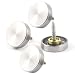 uxcell Decorative Fittings 25mm Diameter Screw Cap Mirror Nail 4Pcs