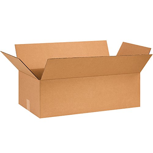 Image of BOX USA 26x13x8 Corrugated Boxes, Large, 26L x 13W x 8H, Pack of 20 | Shipping, Packaging, Moving, Storage Box for Home or Business, Strong Wholesale Bulk Boxes