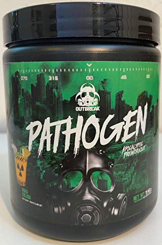 Outbreak Nutrition Pathogen Apocalyptic Pre-Workout for Pumps & Lean Muscle - 25 Servings - Newest Formula - Nuka Colada Flavor Outbreak Nutrition Pathogen Apocalyptic Pre-Workout for Pumps & Lean Muscle - 25 Servings - Newest Formula - Nuka Colada Flavor