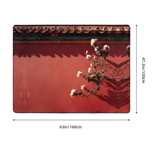 Tapis de sol absorbant pour une entrée propre motif rose - 4