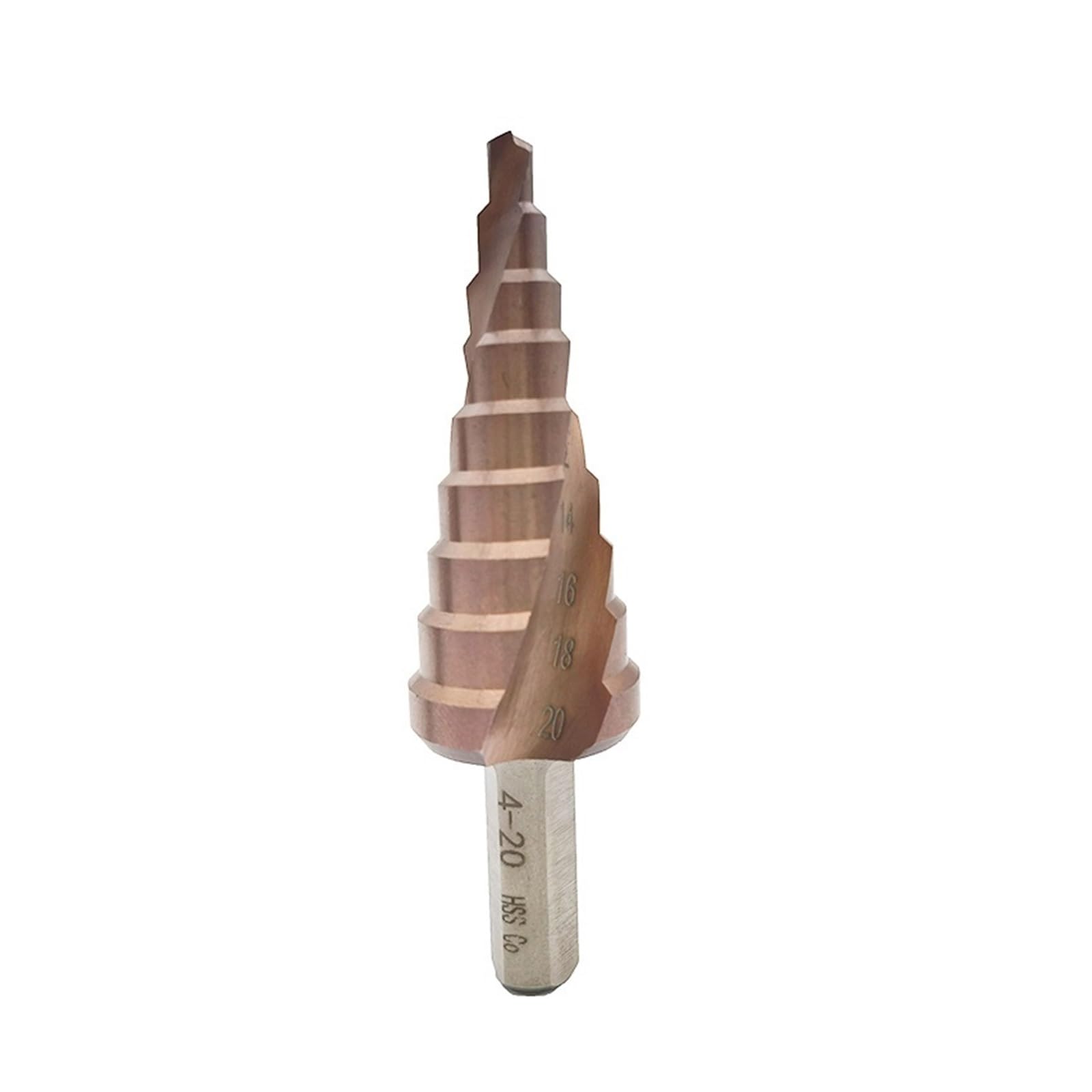 Juego De Brocas Escalonadas De 4-32mm, Kit De Brocas Cónicas HSS, Vástago Triangular Con Ranura En Espiral for Hierro Y Acero Inoxidable(3Pcs)