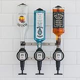 Chabrias Ltd Professional 3 Wall Bar & 25ml Spirit Optics – UK-Made Government-Stamped Liquor Dispenser Rail – Heavy-Duty All-Metal Wall-Mounted Bar Optics System - Image 6