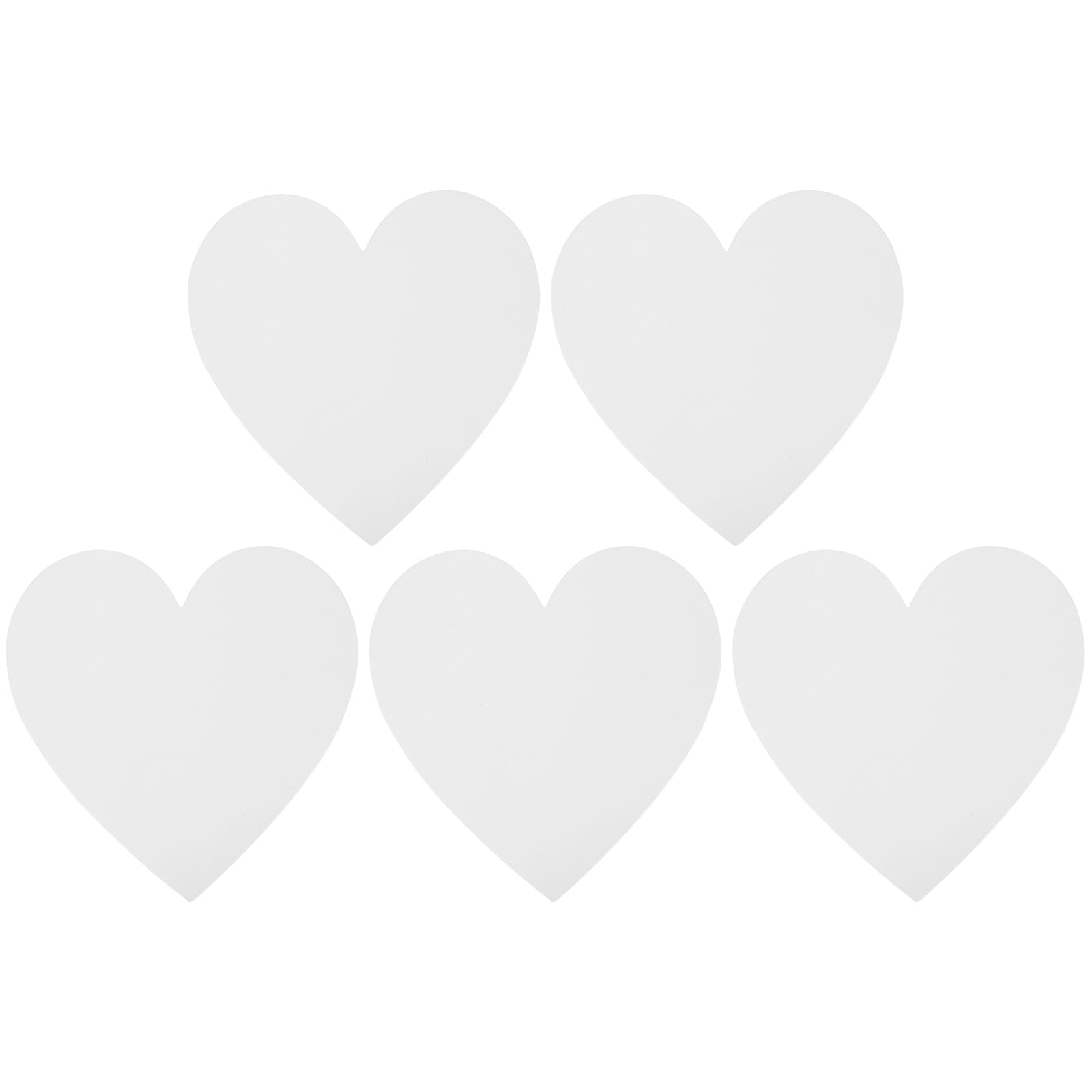 Operitacx 5Pcs Heart Painting Canvas Panels