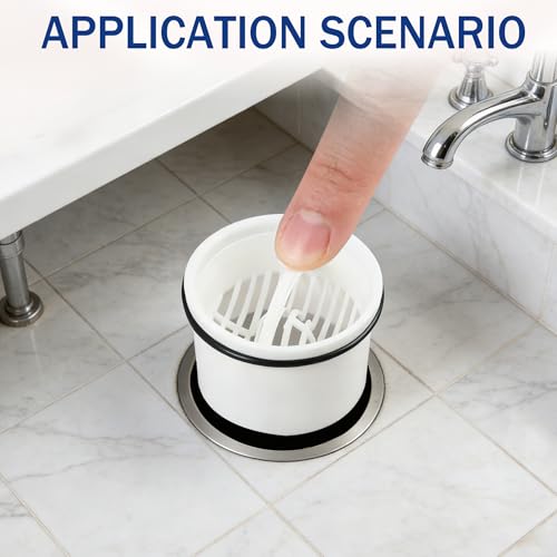 3PCS Haarsieb Tauchrohr für Dusche, Für Dusche Als Ersatz Einsatz Für Duschablauf Siphon Haarfänger Für Badezimmer Abfluss Mit Einfacher Reinigung Und Stabilem Sitz, Gilt für 6960, 6961, 6962, 6963